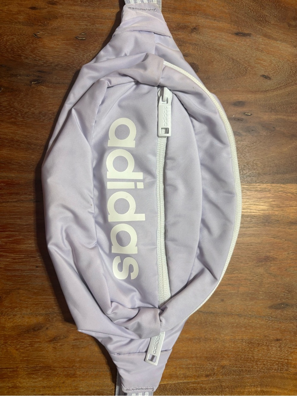 adidas Light Lavender Waist Pack with White Logo